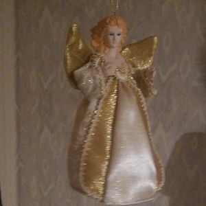Christmas angel holiday ornament